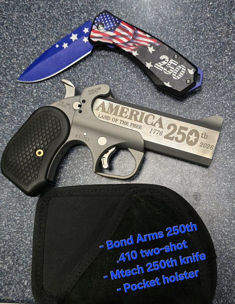 Bond Arms 250th Anniversary edition